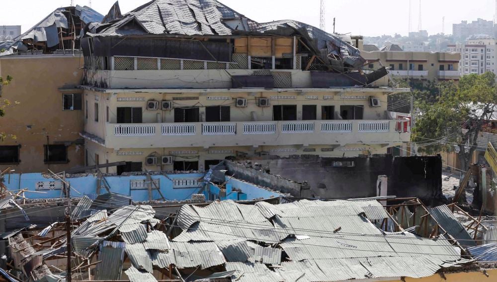 Vista de un atentado anterior en Mogadiscio (Somalia). 