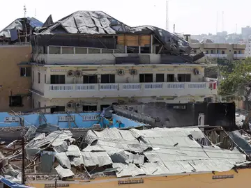 Vista de un atentado anterior en Mogadiscio (Somalia). Vista de un atentado anterior en Mogadiscio (Somalia).