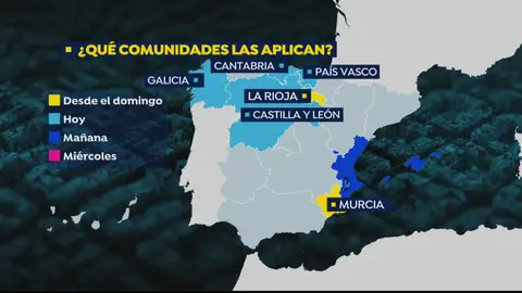 Mapa medidas coronavirus Mapa medidas coronavirus