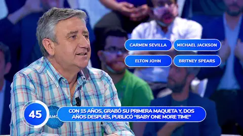 Carmen Sevilla rompe la mala racha del equipo azul provocada por Elton John en ‘Una de Cuatro’ Carmen Sevilla rompe la mala racha del equipo azul provocada por Elton John en ‘Una de Cuatro’