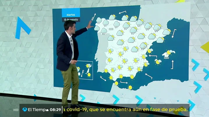 Este martes fuertes precipitaciones en el Pirineo y en el oeste de Galicia 