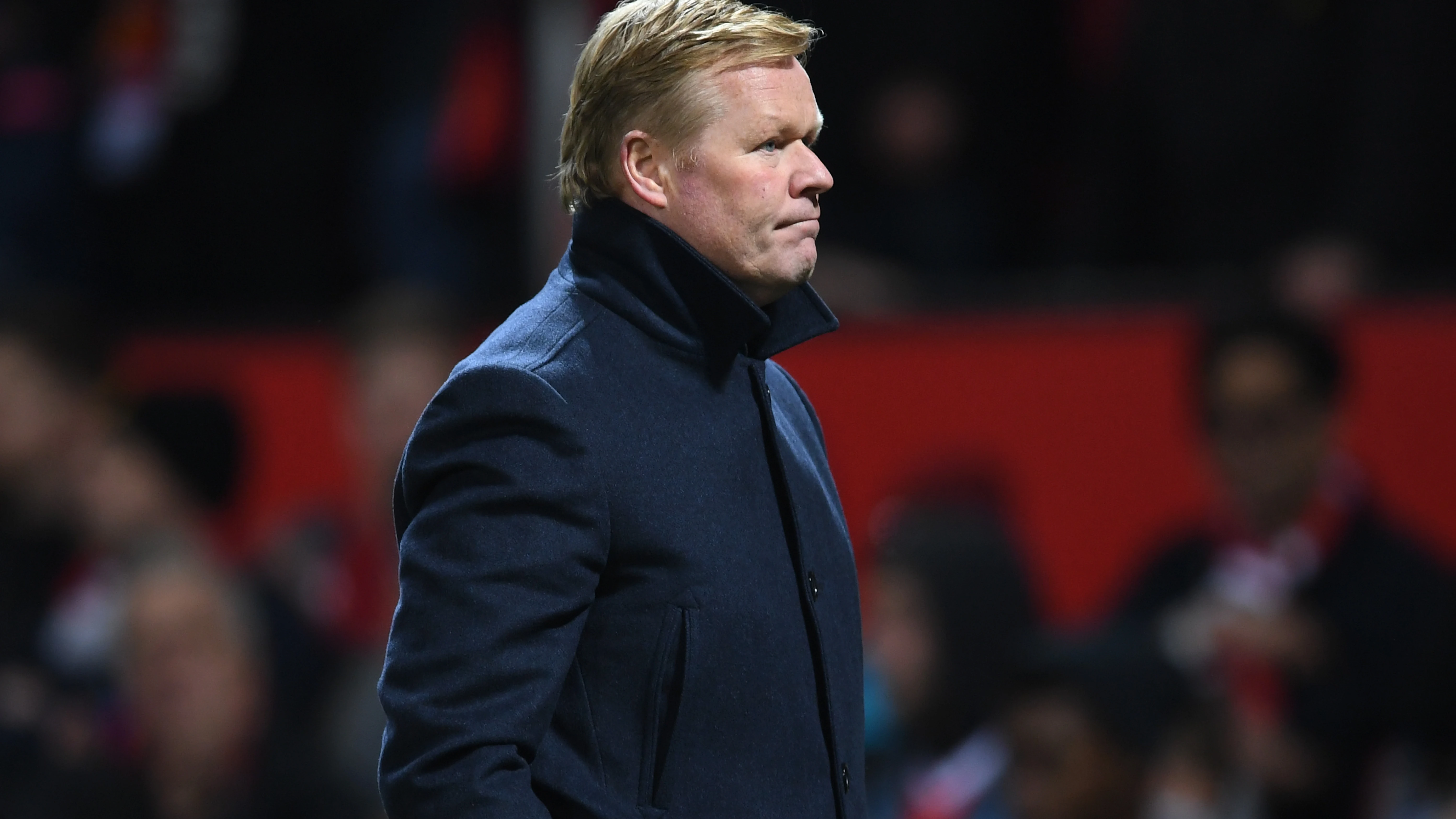 Ronald Koeman, en un partido de la selecci&oacute;n holandesa