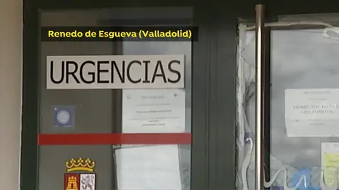La puerta del centro sanitario La puerta del centro sanitario
