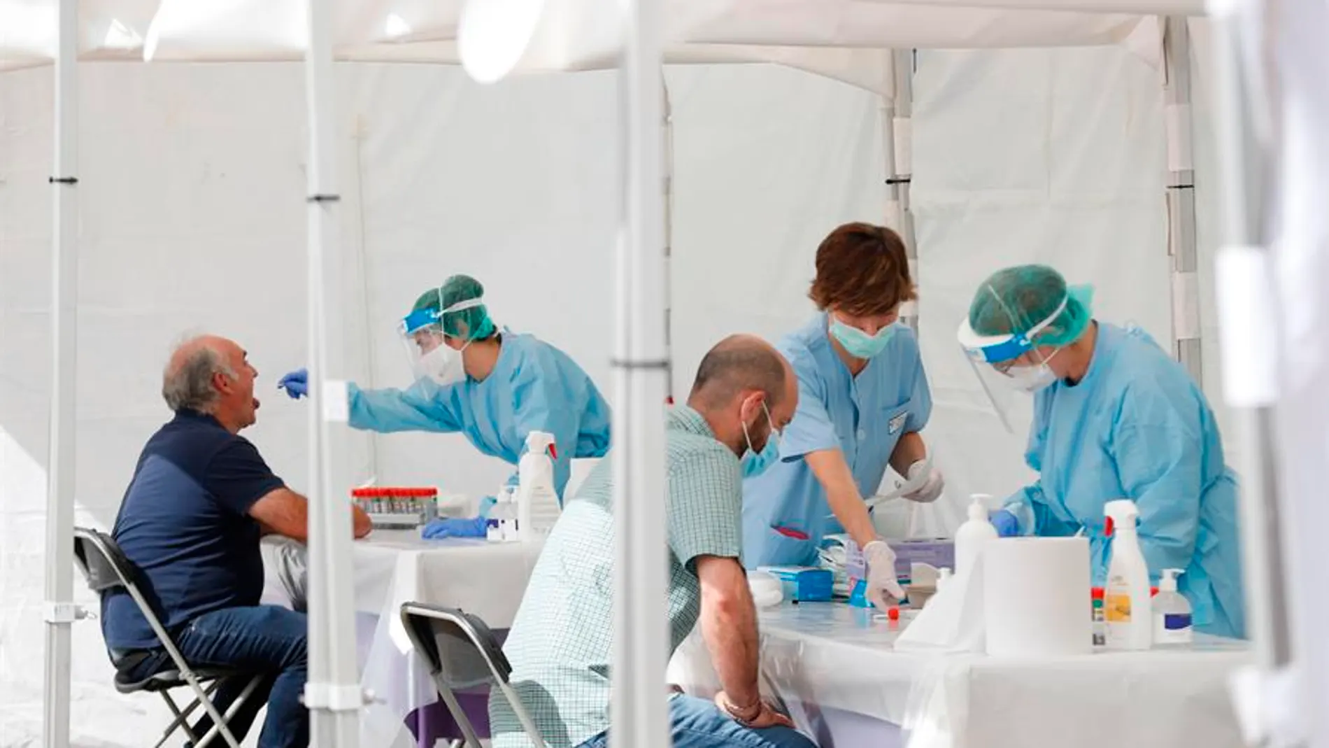Pruebas del coronavirus en Ordizia, Guipúzcoa Pruebas del coronavirus en Ordizia, Guipúzcoa