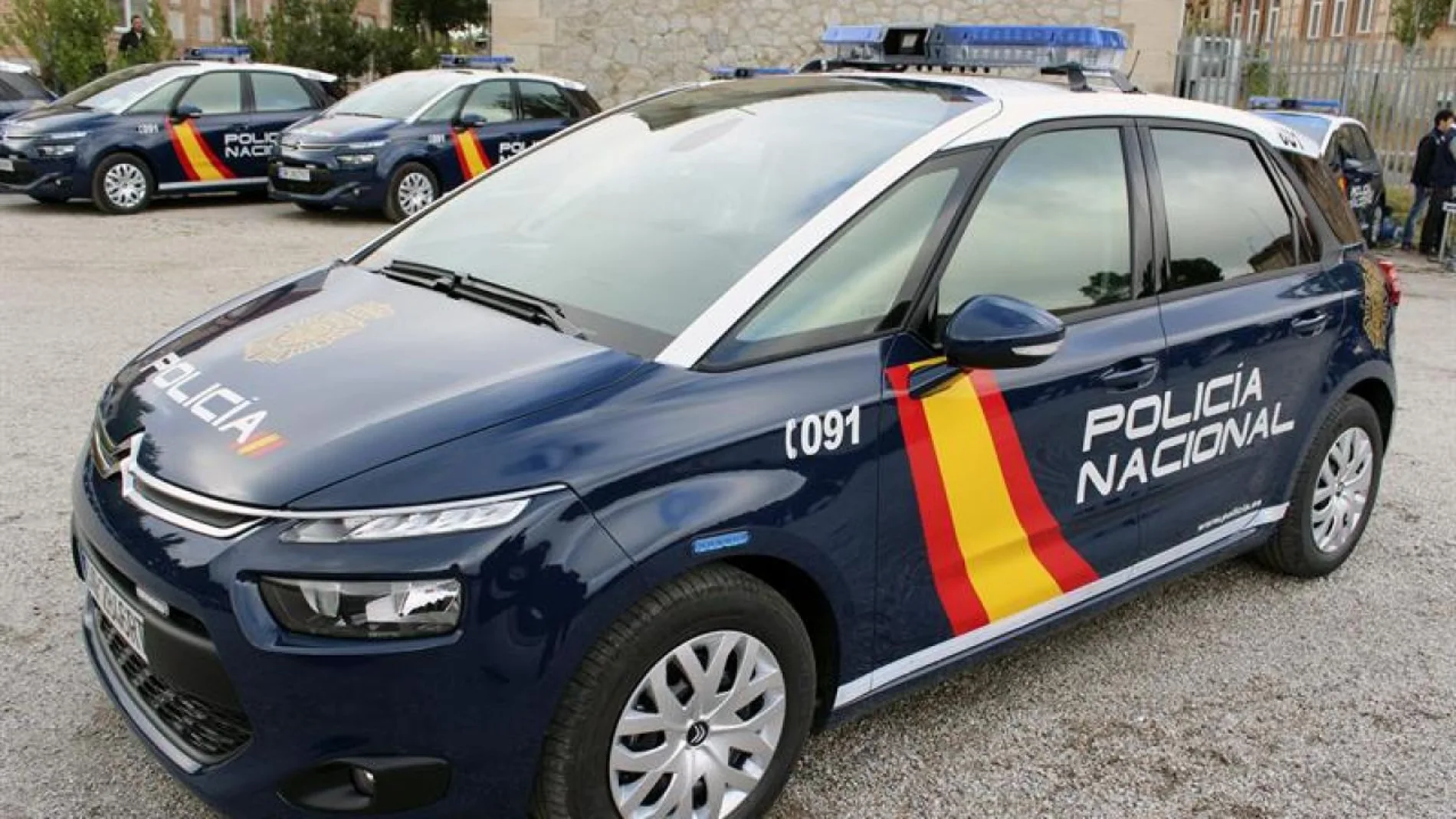 Imagen de archivo de un coche de la Policía Nacional Imagen de archivo de un coche de la Policía Nacional