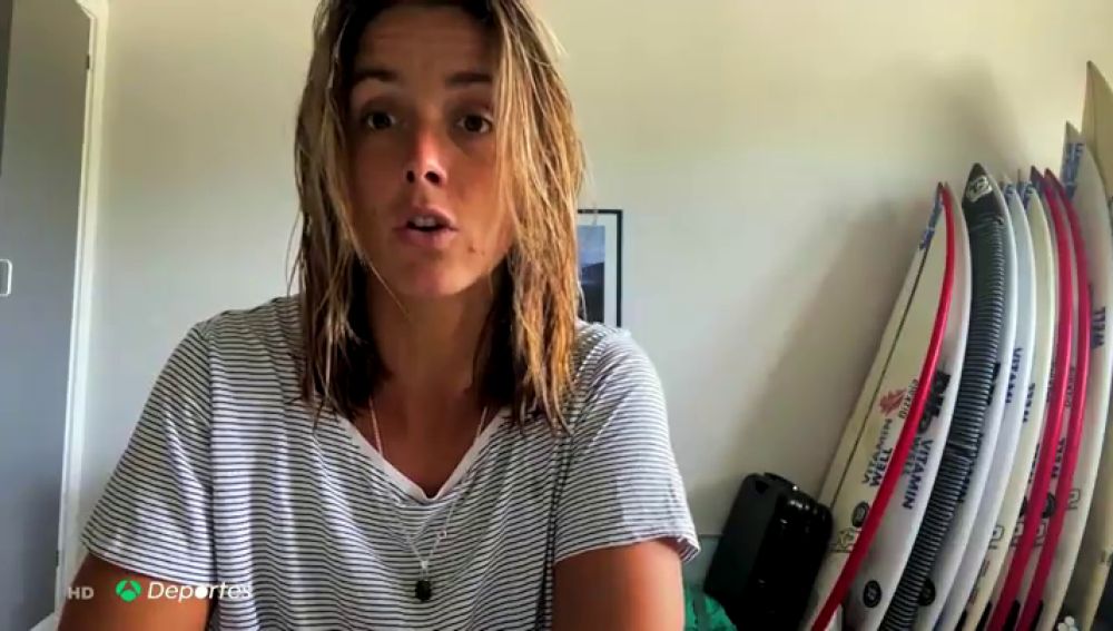 El llamamiento de la surfista Leticia Canales a los jóvenes tras contagiarse por coronavirus: "