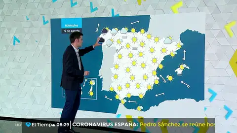 Lluvias fuertes en Galicia y cielos poco nubosos o despejados en la mayor parte del país Lluvias fuertes en Galicia y cielos poco nubosos o despejados en la mayor parte del país