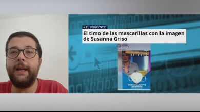 Una víctima de la estafa de mascarillas con la imagen de Susanna Griso: 