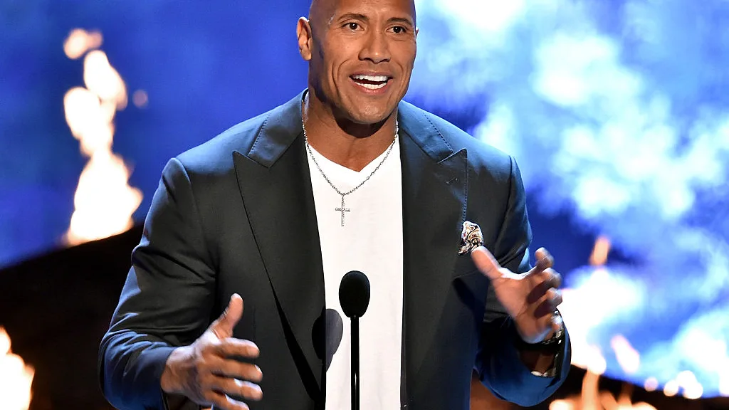 El actor Dwayne Johnson