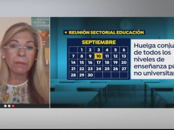 Teresa Jusdado, secretaria de Enseñanza de UGT, asegura que desconvocarán la huelga si se garantiza una vuelta al cole segura
