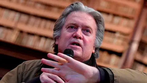 El exasesor de Donald Trump Steve Bannon El exasesor de Donald Trump Steve Bannon