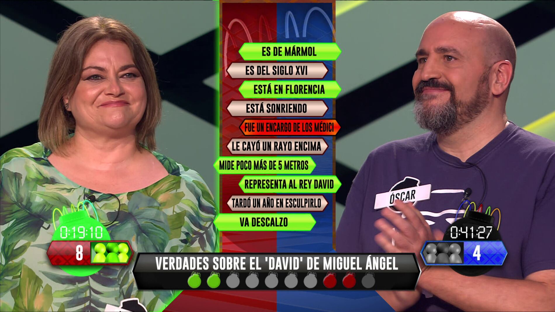 Raquel, de ‘Fórmula magistral’ triunfa en la bomba estratégica