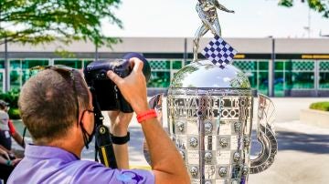 El trofeo de las 500 Millas de Indianápolis