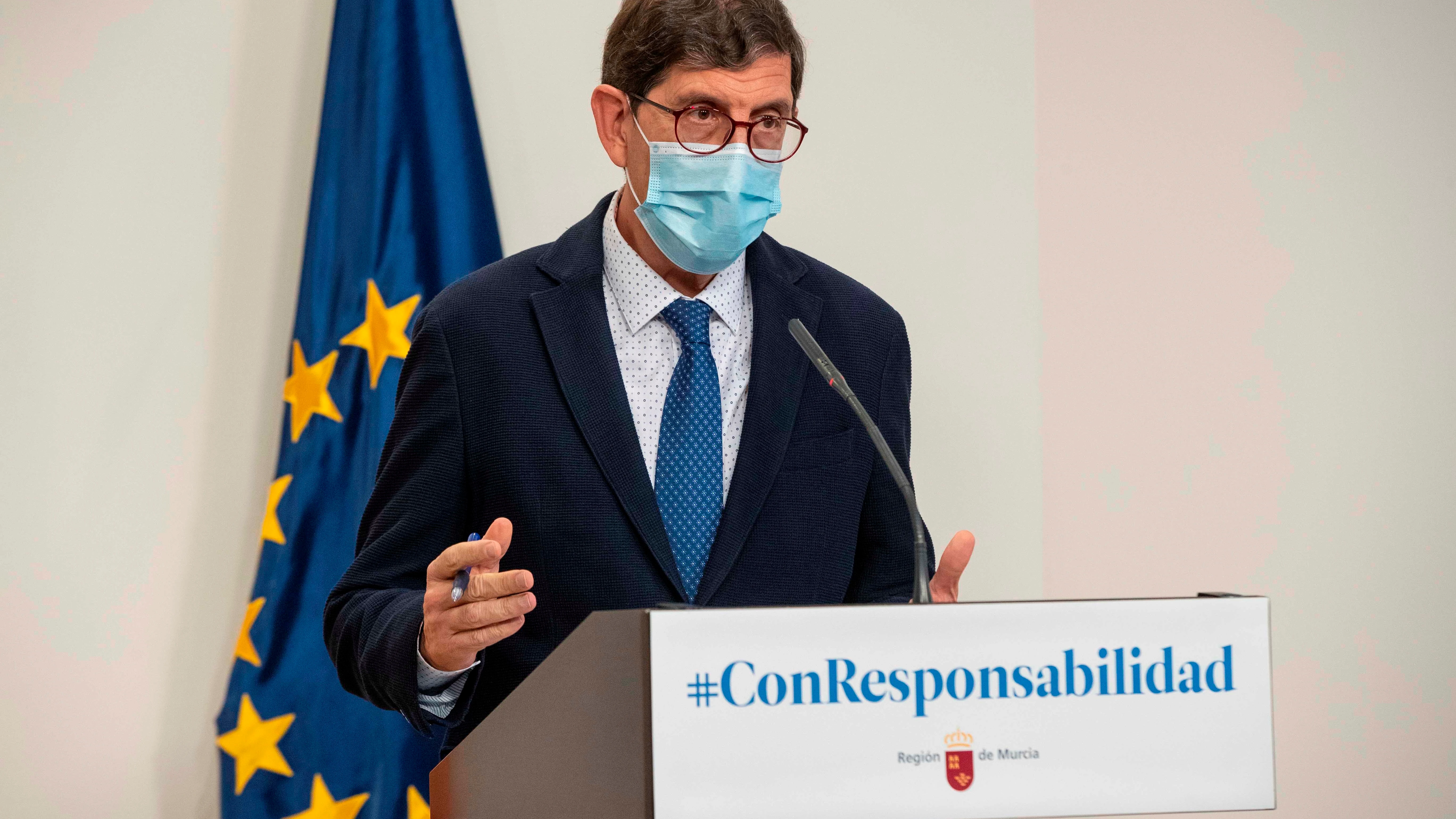 El consejero de salud de la Comunidad de Murcia, Manuel Villegas. El consejero de salud de la Comunidad de Murcia, Manuel Villegas.