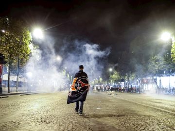 Disturbios en París tras el partido del PSG