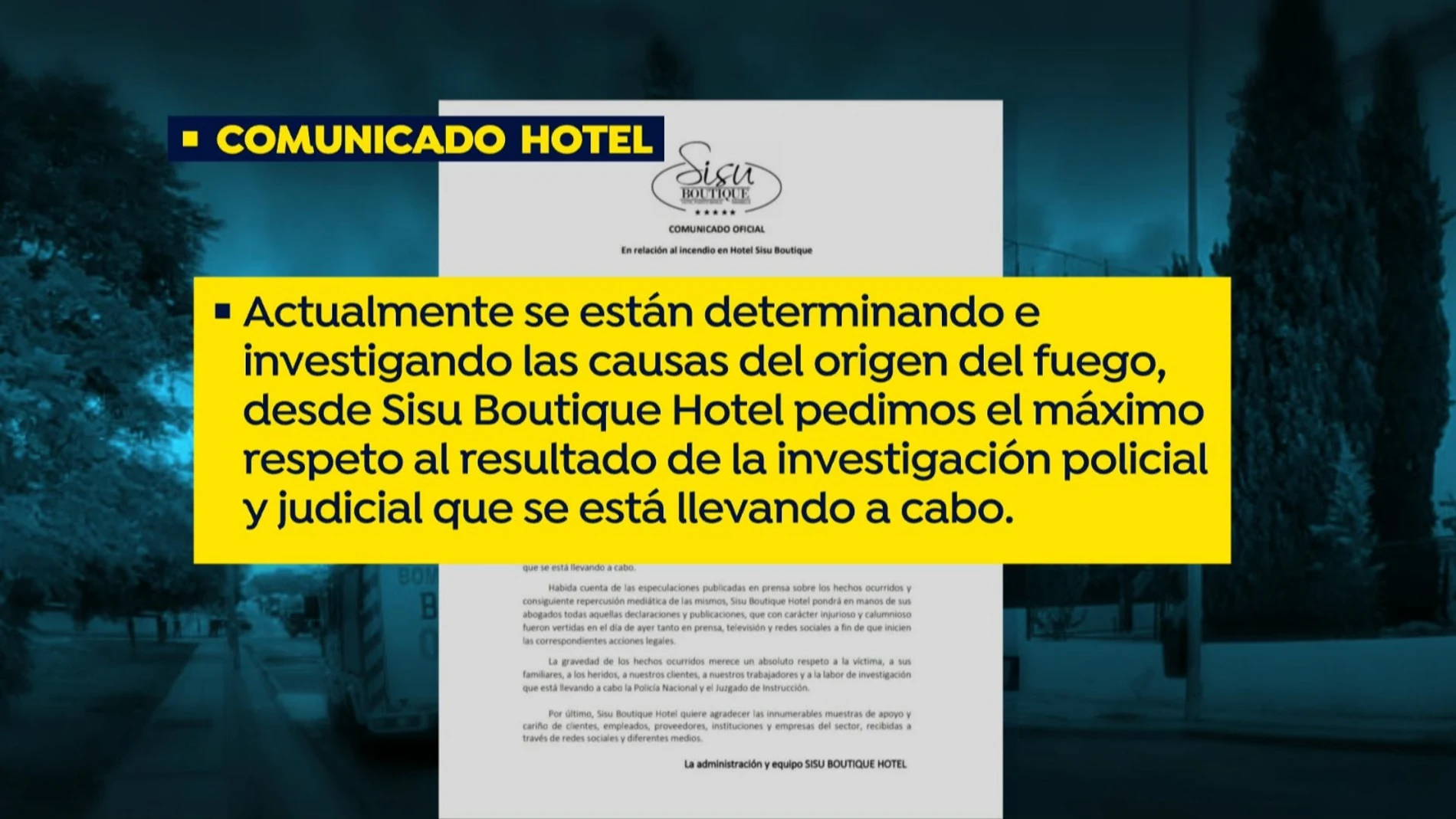 El abogado del dueño del hotel incendiado en Puerto Banús asegura que los encargados no pagaban al propietario y que el contrato venció en 2019