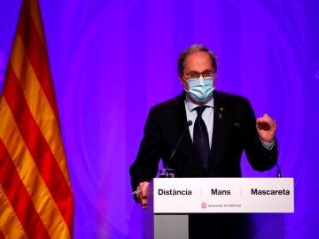 Quim Torra anuncia las nuevas medidas en Cataluña