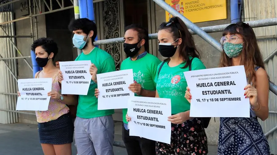 Convocan huelga estudiantil por la vuelta al cole Convocan huelga estudiantil por la vuelta al cole