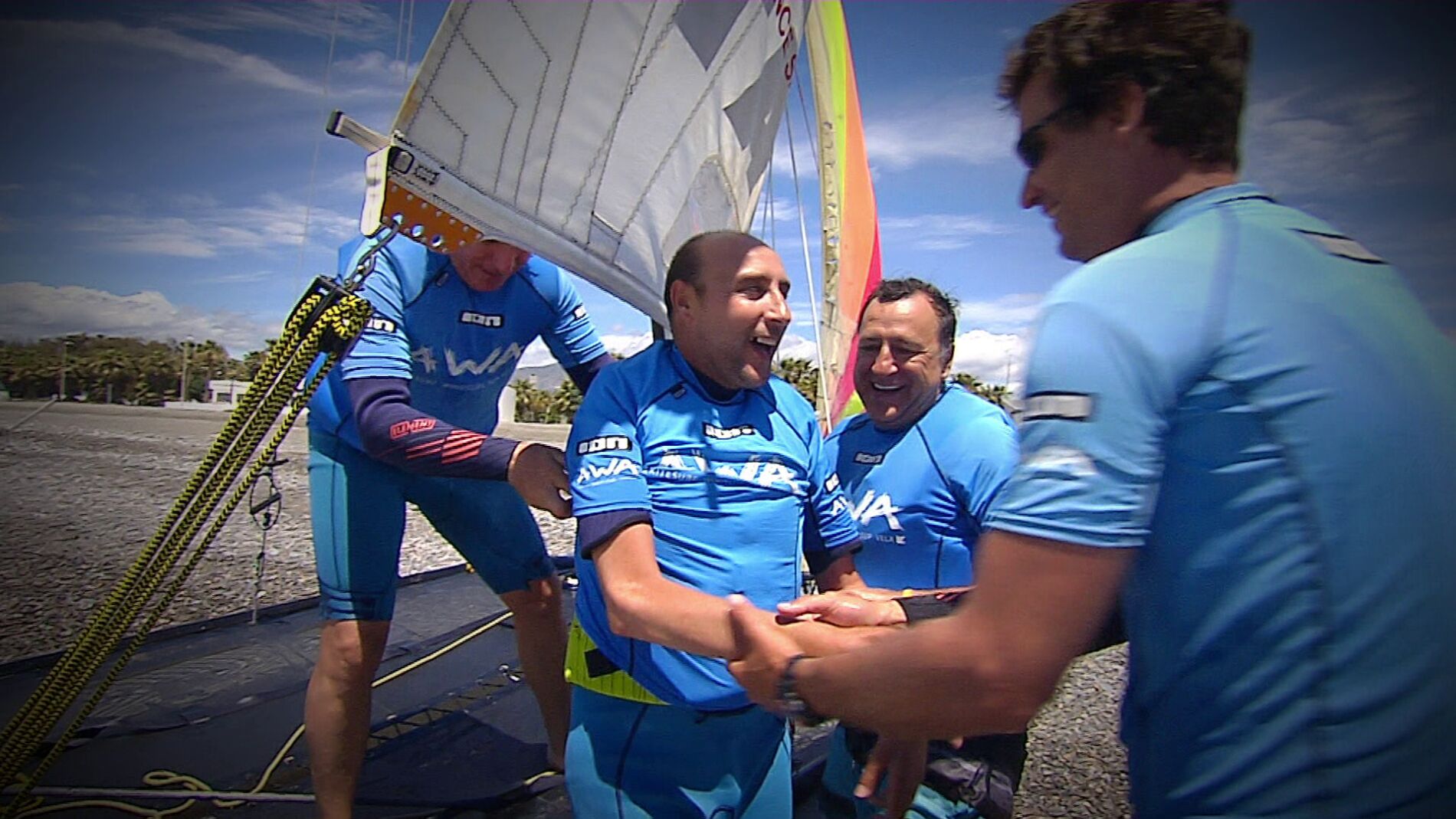 La enfermedad del ELA no logra frenar a Jorge: as&iacute; recorre todo Granada por tierra, mar y aire