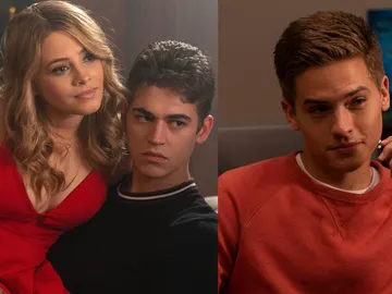 Josephine Langford, Hero Fiennes y Dylan Sprouse en 'After. En mil pedazos' Josephine Langford, Hero Fiennes y Dylan Sprouse en 'After. En mil pedazos'