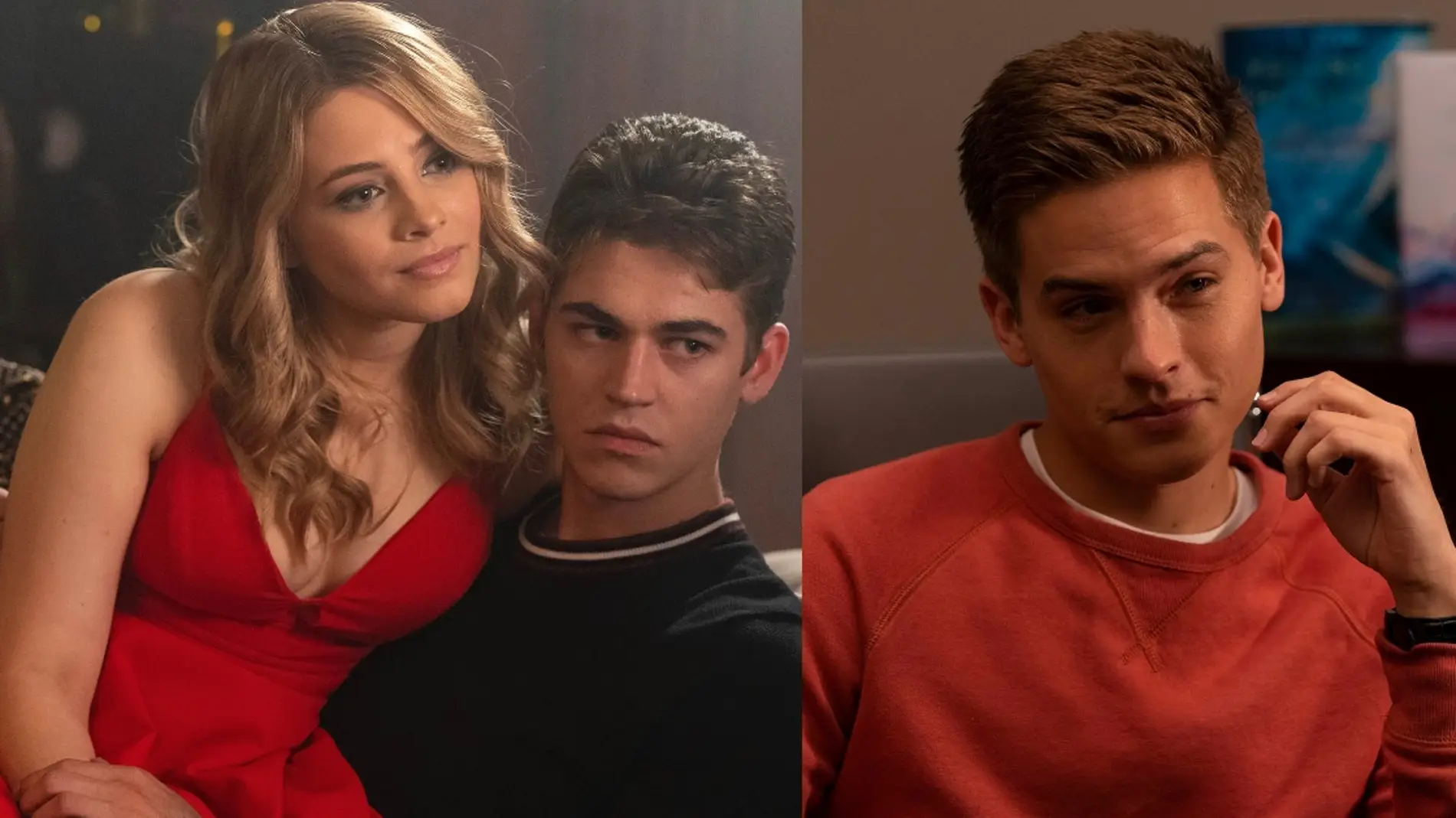 Josephine Langford, Hero Fiennes y Dylan Sprouse en 'After. En mil pedazos'