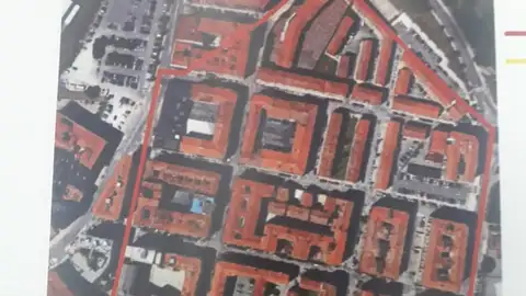 Perímetro confinado en Torrelavega Parte del barrio de La Inmobiliaria