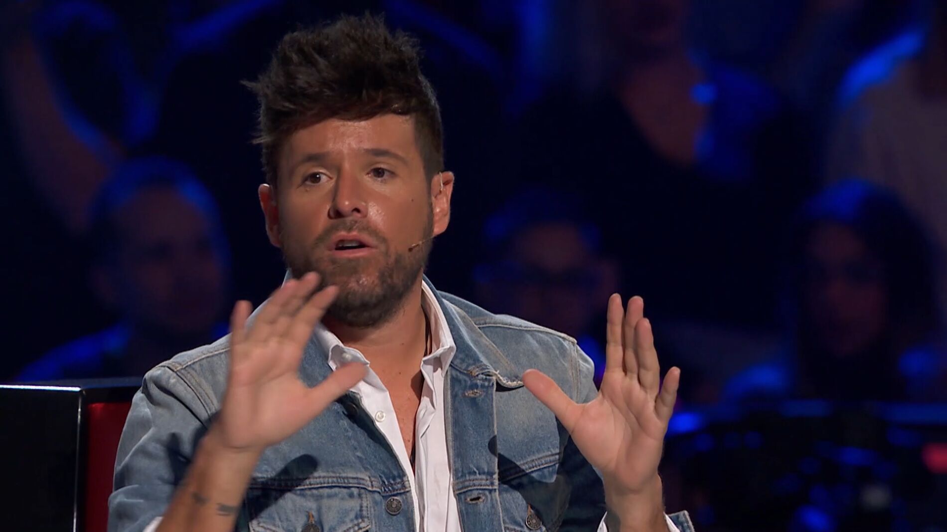 Pablo L&oacute;pez bloquea en un descuido a Alejandro Sanz: &iexcl;Qu&eacute; alegr&iacute;a de accidente!