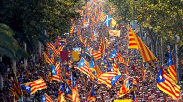 Diada 2020: Horario y recorrido de las manifestaciones hoy en Cataluña