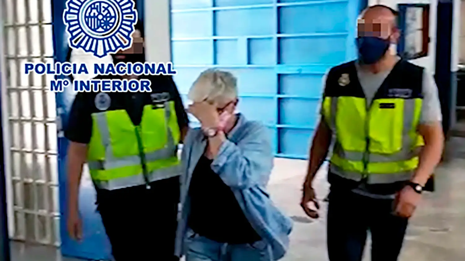 La mujer italiana detenida