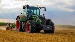 Imagen de un tractor Siniestralidad