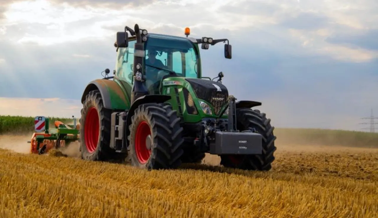 Imagen de un tractor