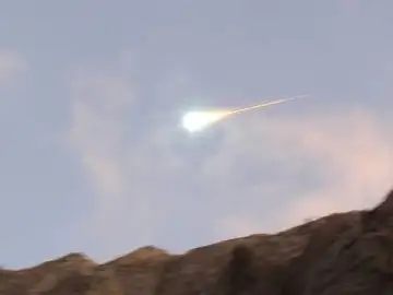 Una bola de fuego sobrevuela Andalucía a 83.000 km/hora Una bola de fuego sobrevuela Andalucía a 83.000 km/hora