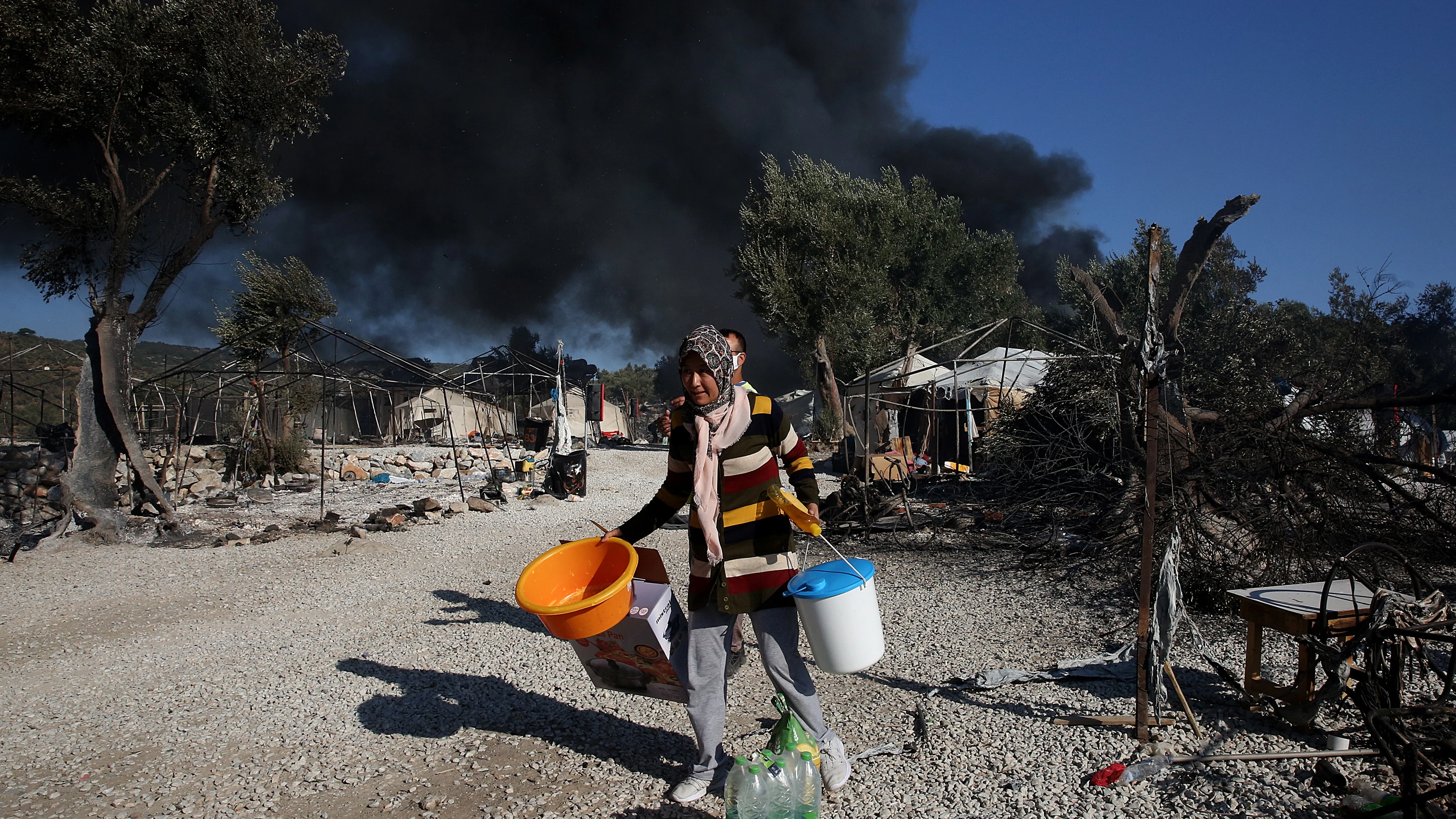 Refugiados en Lesbos Refugiados en Lesbos