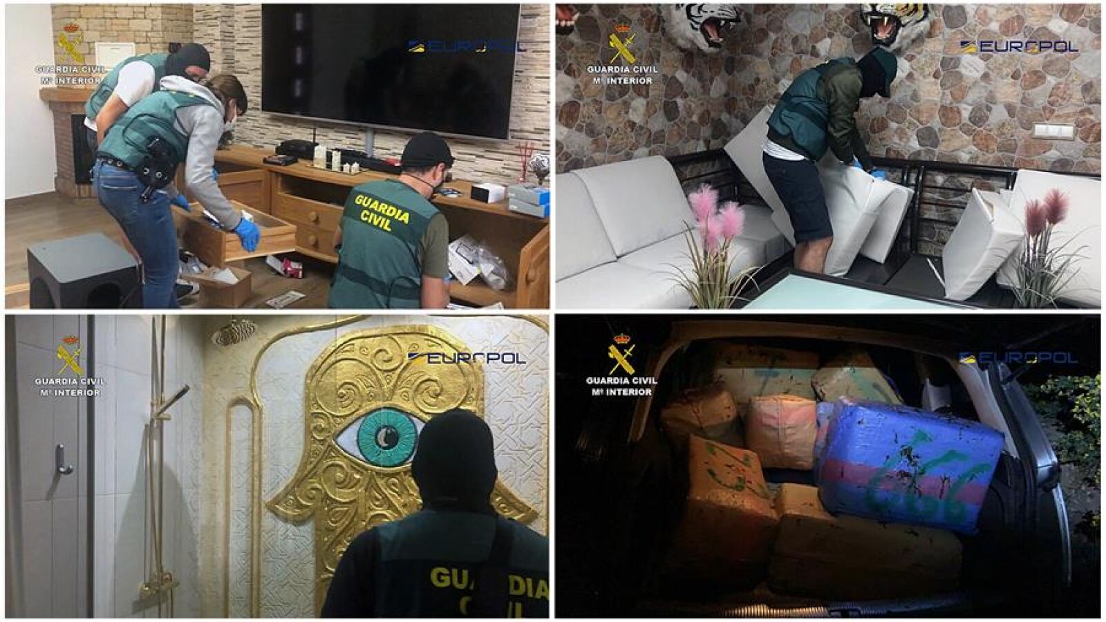 Detienen a 64 personas en Málaga y Cádiz tras desarticular una banda dedicada al narcotráfico