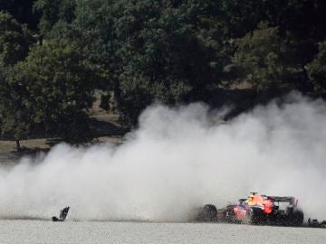 Accidente en el GP de la Toscana