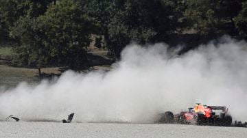 Accidente en el GP de la Toscana