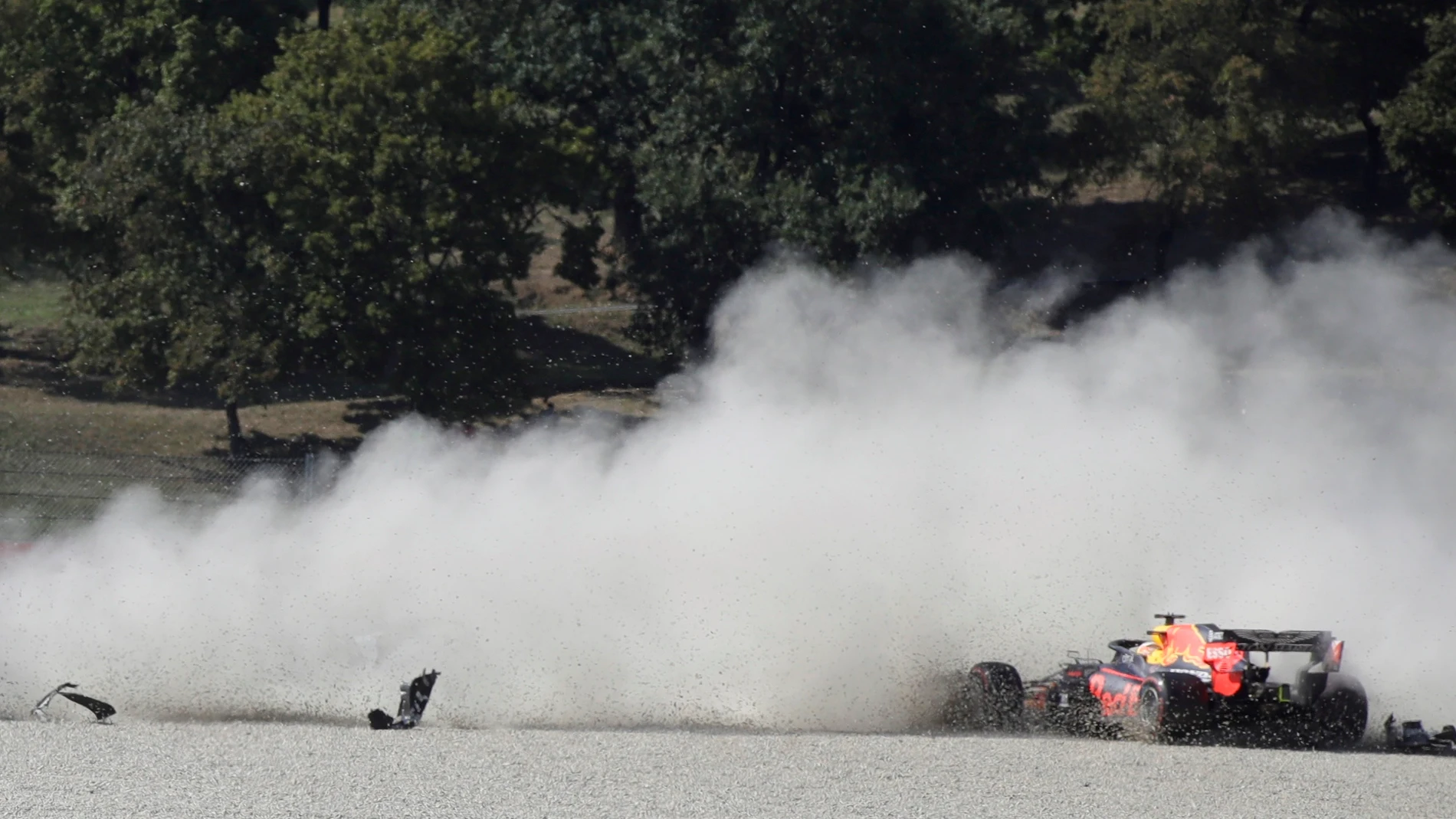 Accidente en el GP de la Toscana Accidente en el GP de la Toscana