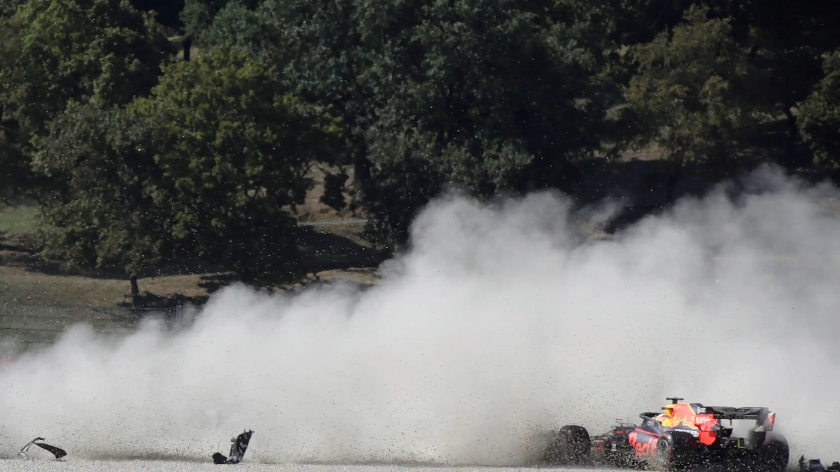 Accidente en el GP de la Toscana Accidente en el GP de la Toscana