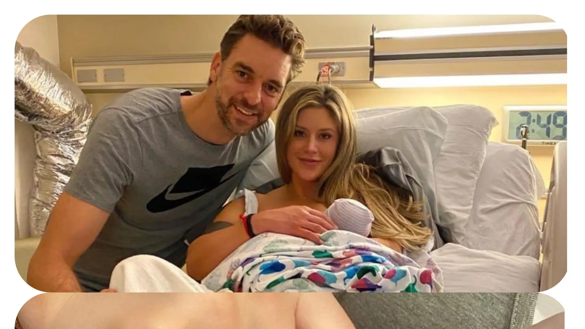 Pau Gasol junto a su mujer y su hija Pau Gasol junto a su mujer y su hija