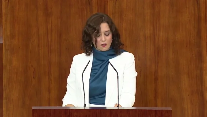 Isabel D&iacute;az Ayuso en su primer Debate del Estado de la Regi&oacute;n: "La Comunidad de Madrid se reactivar&aacute; pronto"