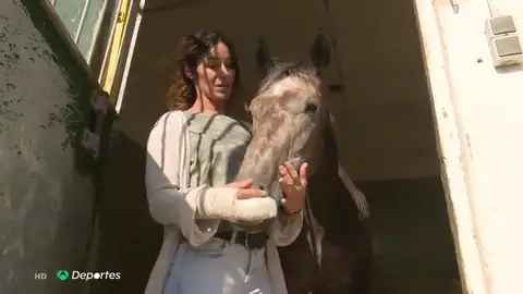 Nieves García, la primera jocketta español en participar en la Saudí Cup Nieves García, la primera jocketta español en participar en la Saudí Cup
