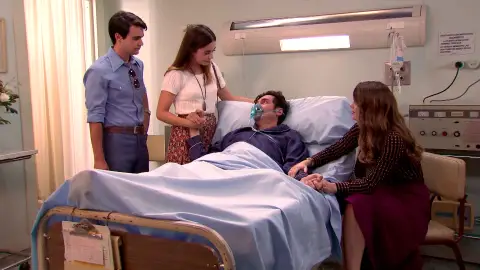 La emotiva despedida de Ordóñez y sus hijos La emotiva despedida de Ordóñez y sus hijos