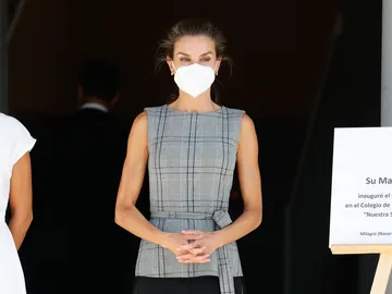 La reina Letizia durante la inauguración del curso escolar La reina Letizia durante la inauguración del curso escolar