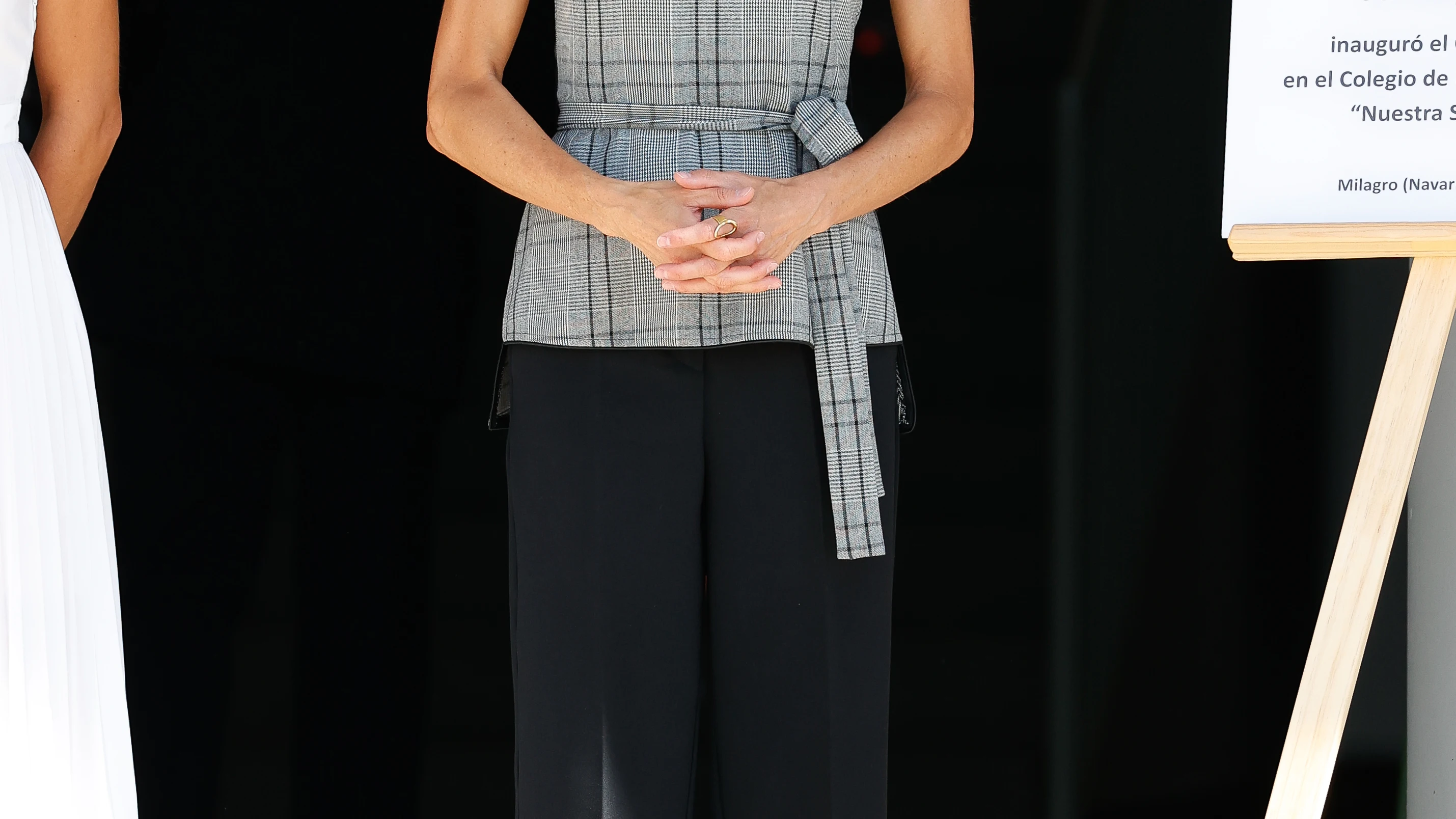 La reina Letizia durante la inauguración del curso escolar La reina Letizia durante la inauguración del curso escolar