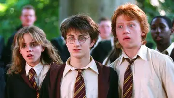 Daniel Radcliffe, Emma Watson y Rupert Grint en 'Harry Potter'