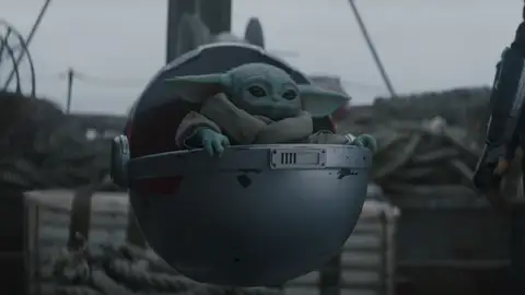 Baby Yoda en 'The Mandalorian'