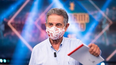 Miguel Ángel Revilla, nuevo invitado 'Infinity' de 'El Hormiguero 3.0': llega con mascarilla y cargado de regalos