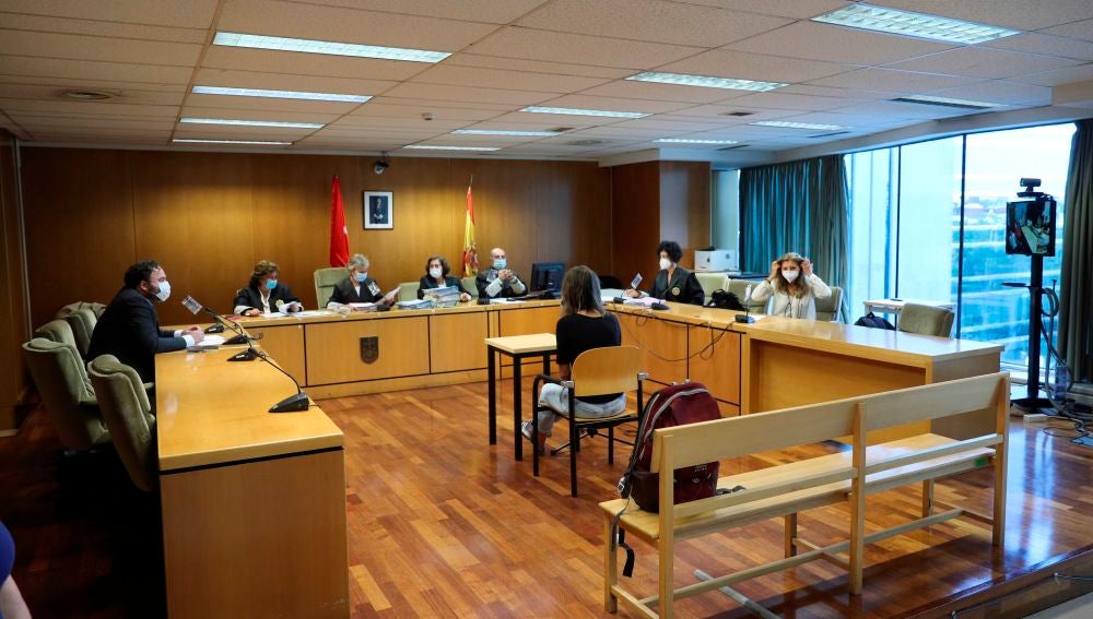 Imagen del juicio en la Audiencia Provincial de Madrid