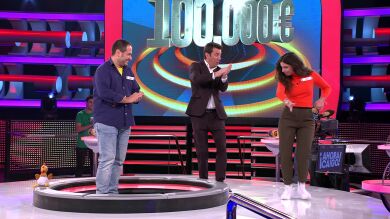 ¡Qué arte! Una concursante de ‘¡Ahora caigo!’ baila flamenco al son de las palmas de Arturo Valls