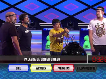 La curiosa palabra de origen griego que ha protagonizado la primera bomba de ‘Los dispersos’ La curiosa palabra de origen griego que ha protagonizado la primera bomba de ‘Los dispersos’
